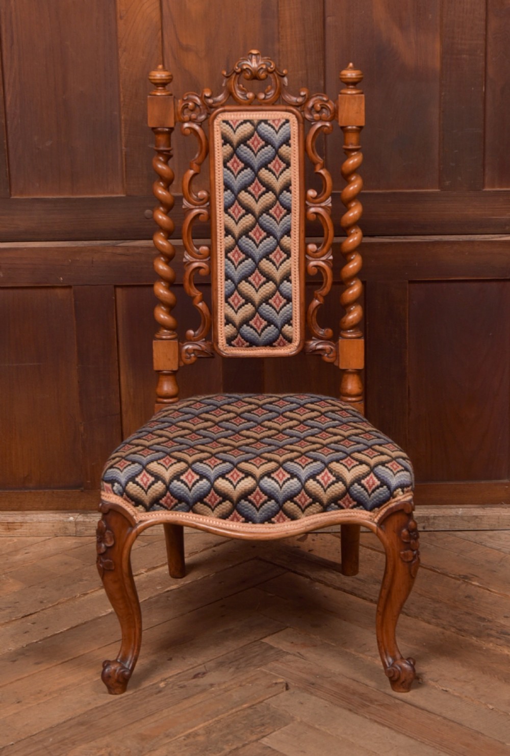 Victorian Walnut Occasional Chair