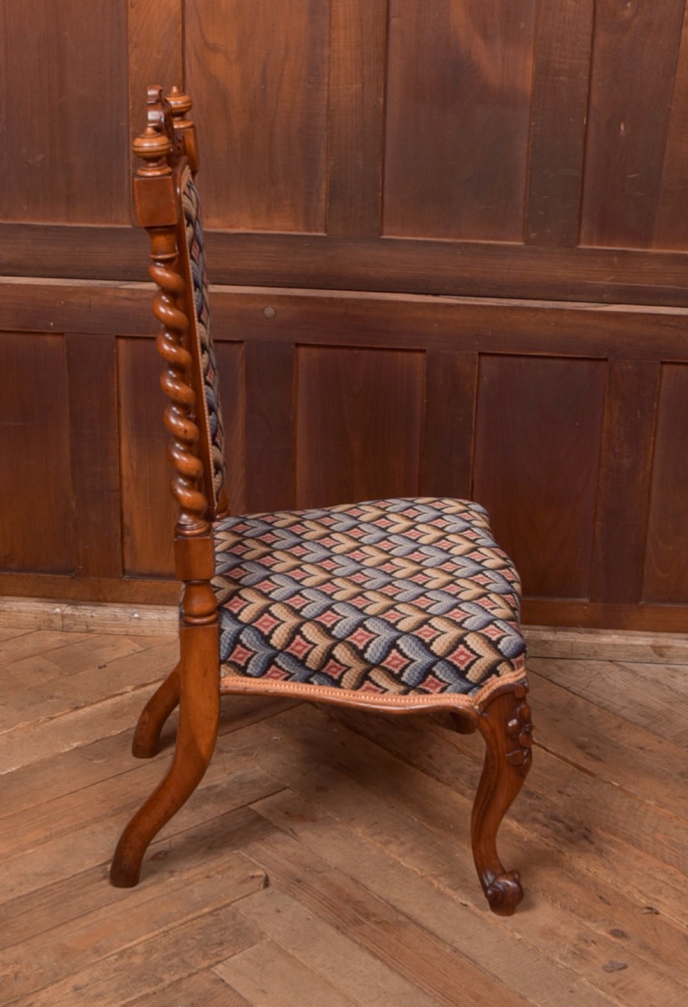 Victorian Walnut Occasional Chair View VII