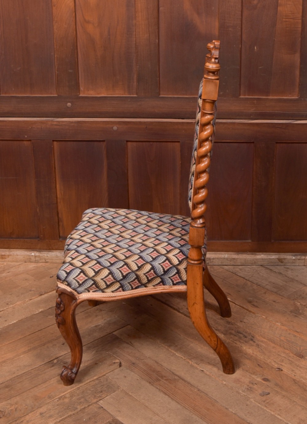 Victorian Walnut Occasional Chair View IX