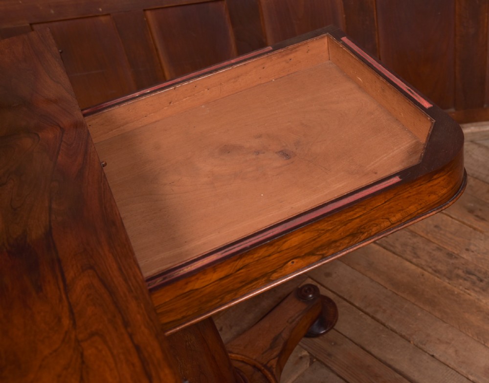 Victorian Rosewood Card / Games Table View VII