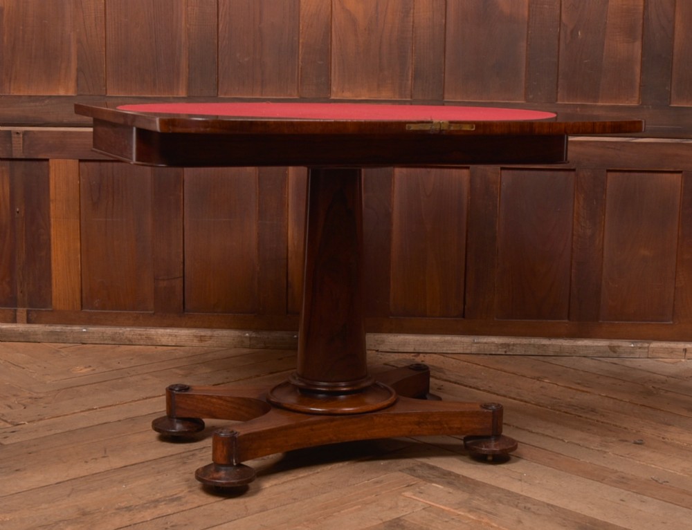 Victorian Rosewood Card / Games Table View IX