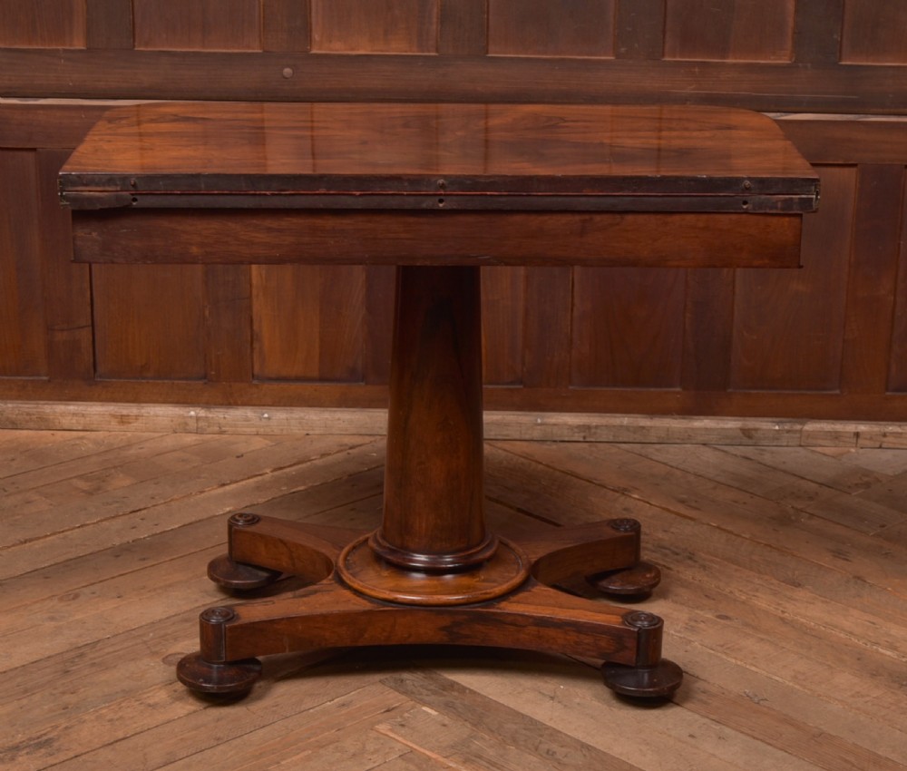 Victorian Rosewood Card / Games Table View XX