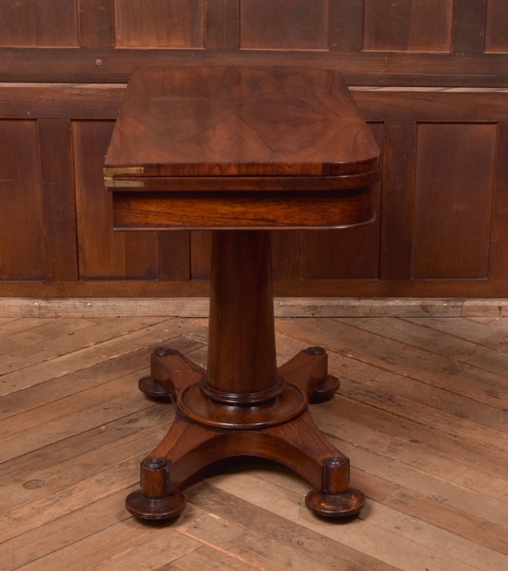 Victorian Rosewood Card / Games Table View XXI