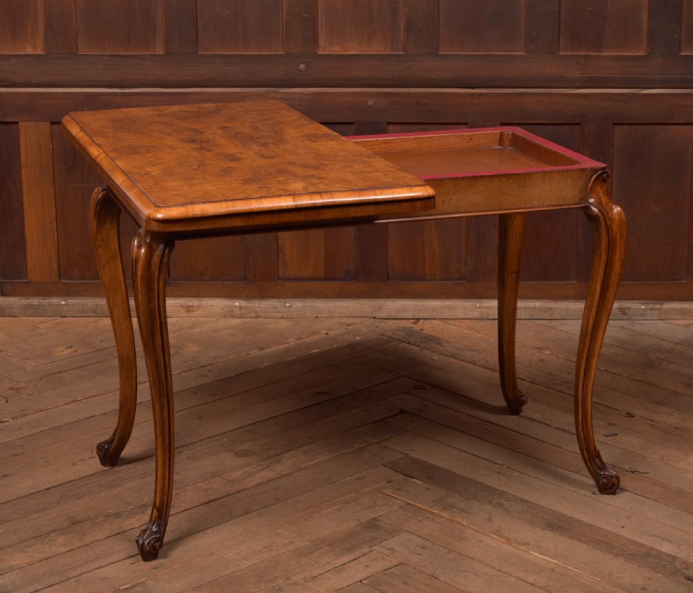 Victorian Walnut Card/ Games table View VI
