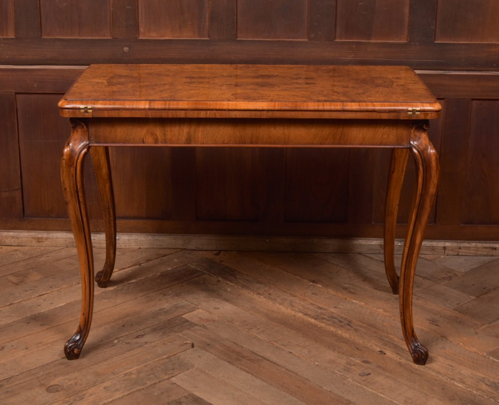 Victorian Walnut Card/ Games table View XVI