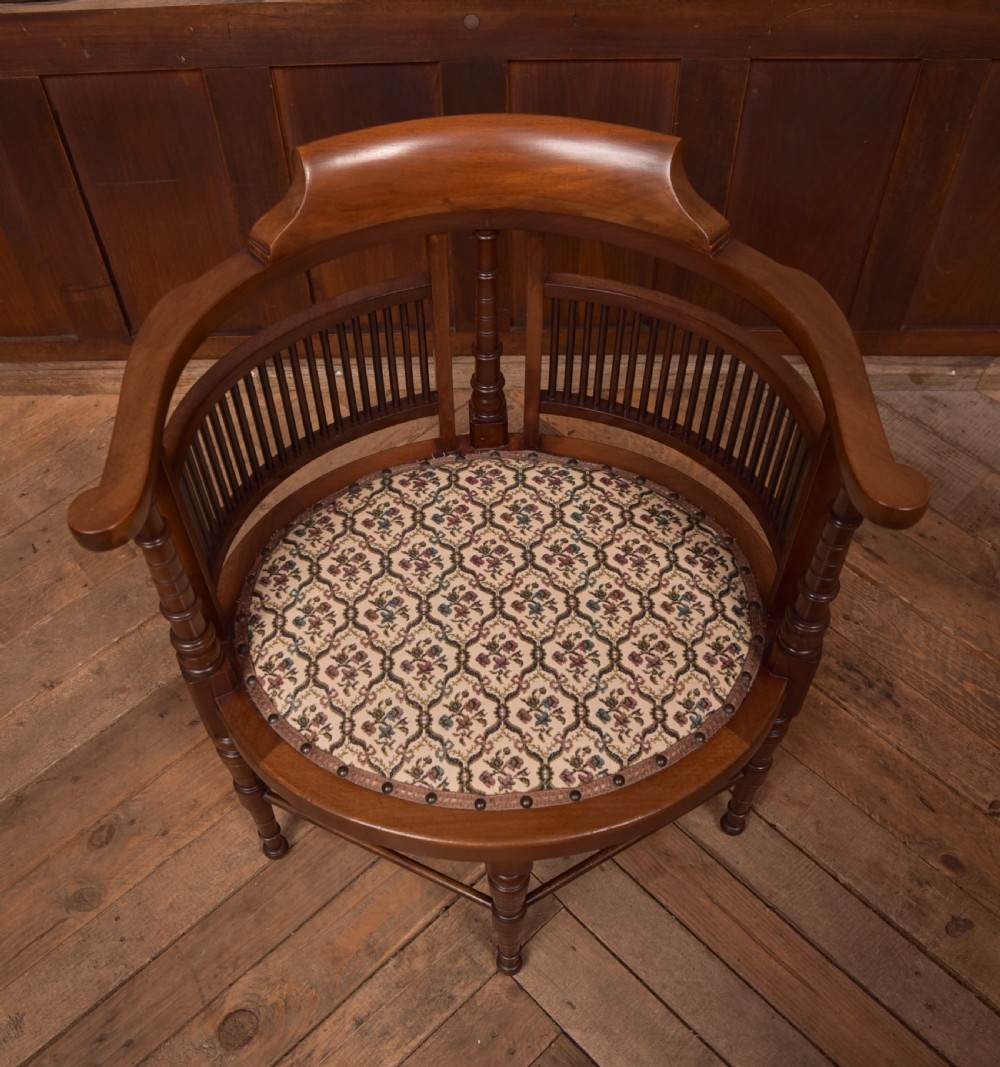 Edwardian Mahogany Corner Chair View II