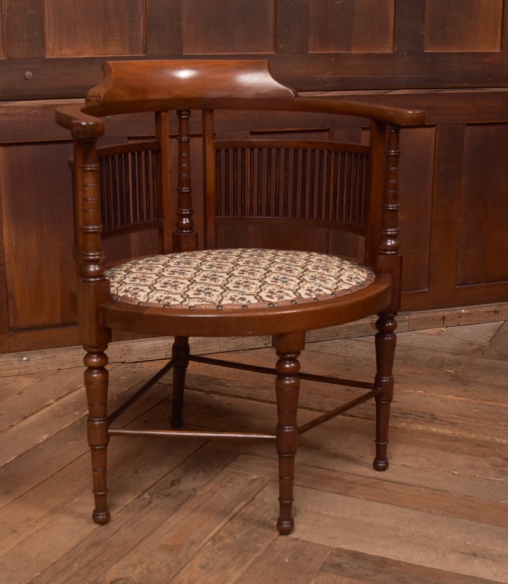 Edwardian Mahogany Corner Chair View III