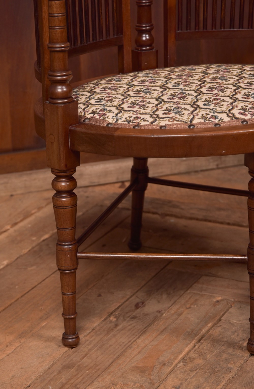 Edwardian Mahogany Corner Chair View IV