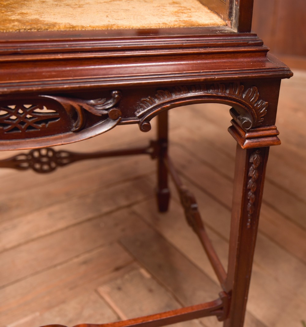 Edwardian Mahogany Bijouterie / Display Cabinet View XI