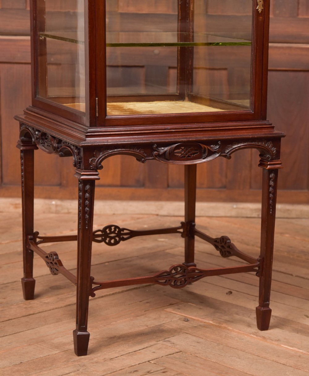 Edwardian Mahogany Bijouterie / Display Cabinet View XII