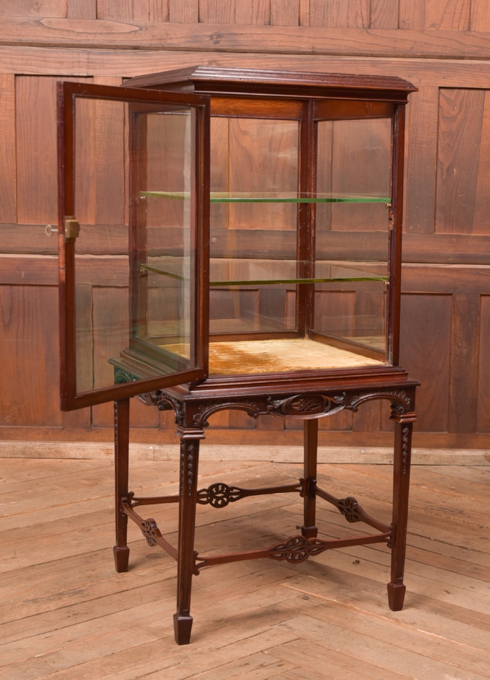 Edwardian Mahogany Bijouterie / Display Cabinet View XV