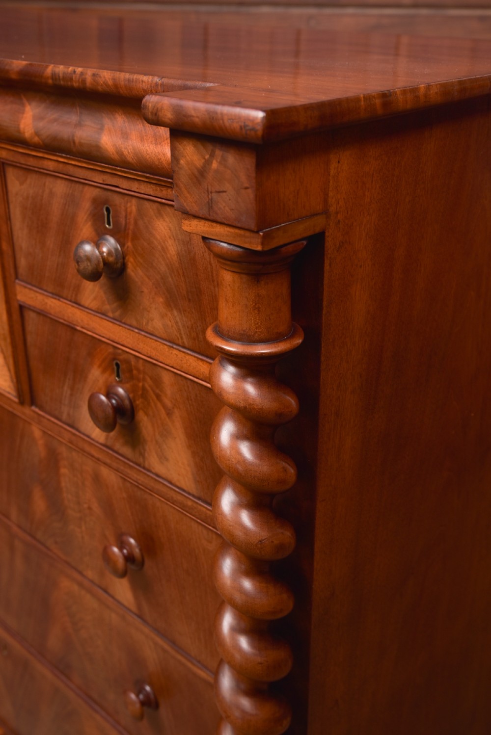 Victorian Mahogany Chest of Drawers View VI