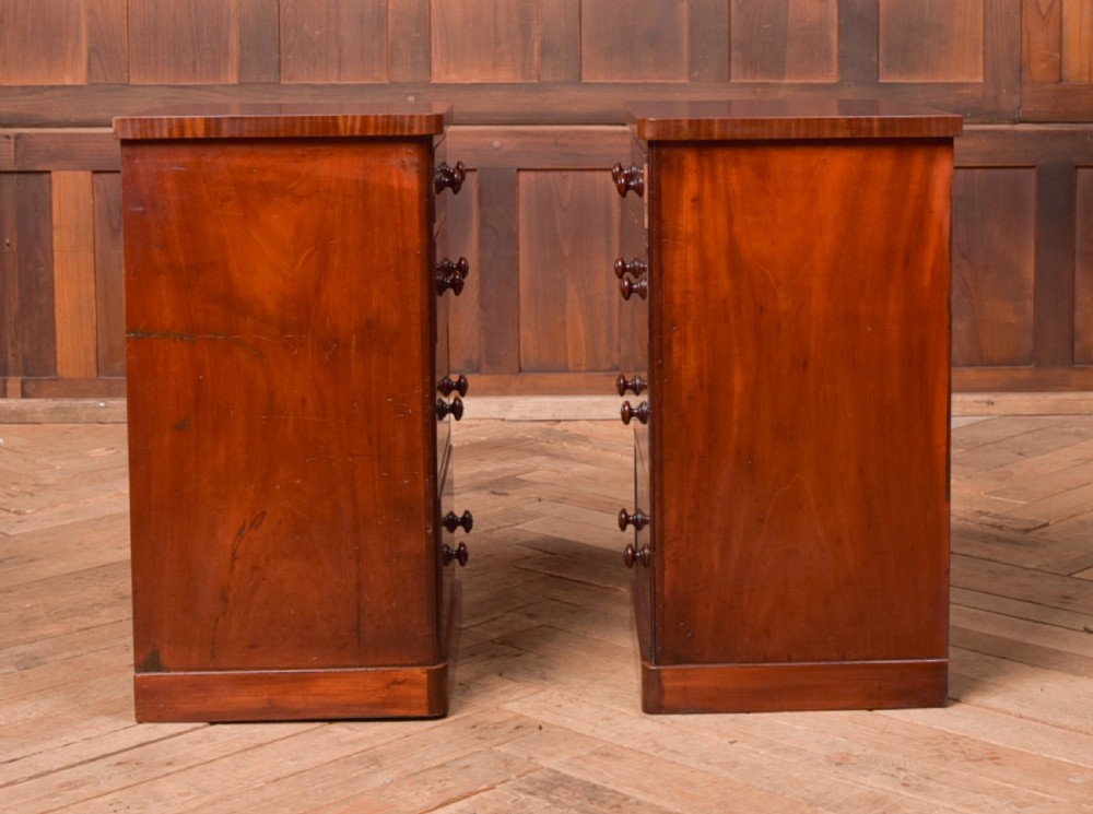 Victorian Mahogany Bedside Drawers View V