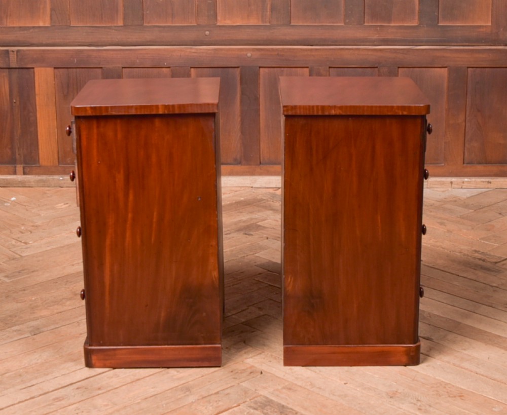 Victorian Mahogany Bedside Drawers View VI