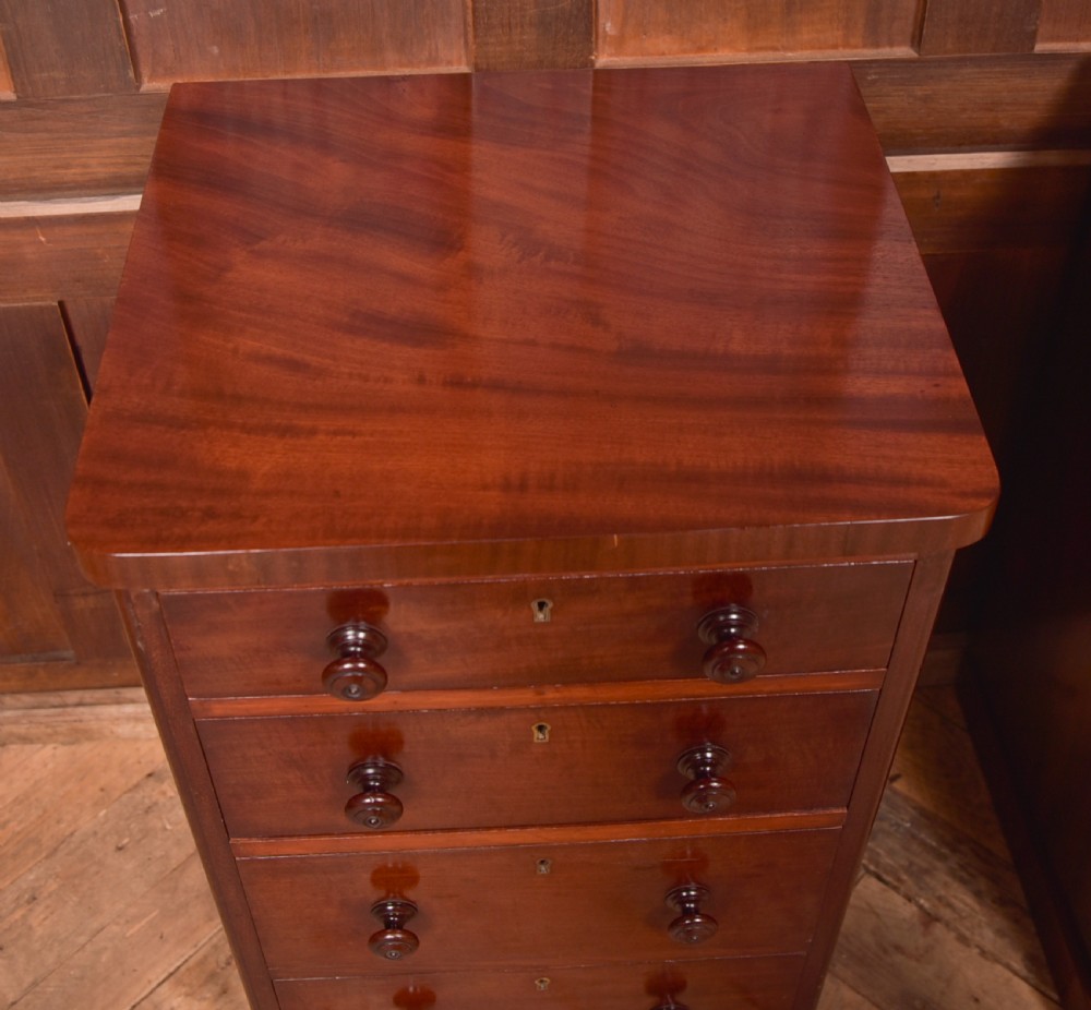 Victorian Mahogany Bedside Drawers View VII