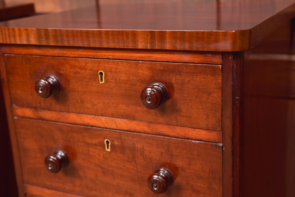 Victorian Mahogany Bedside Drawers View IX