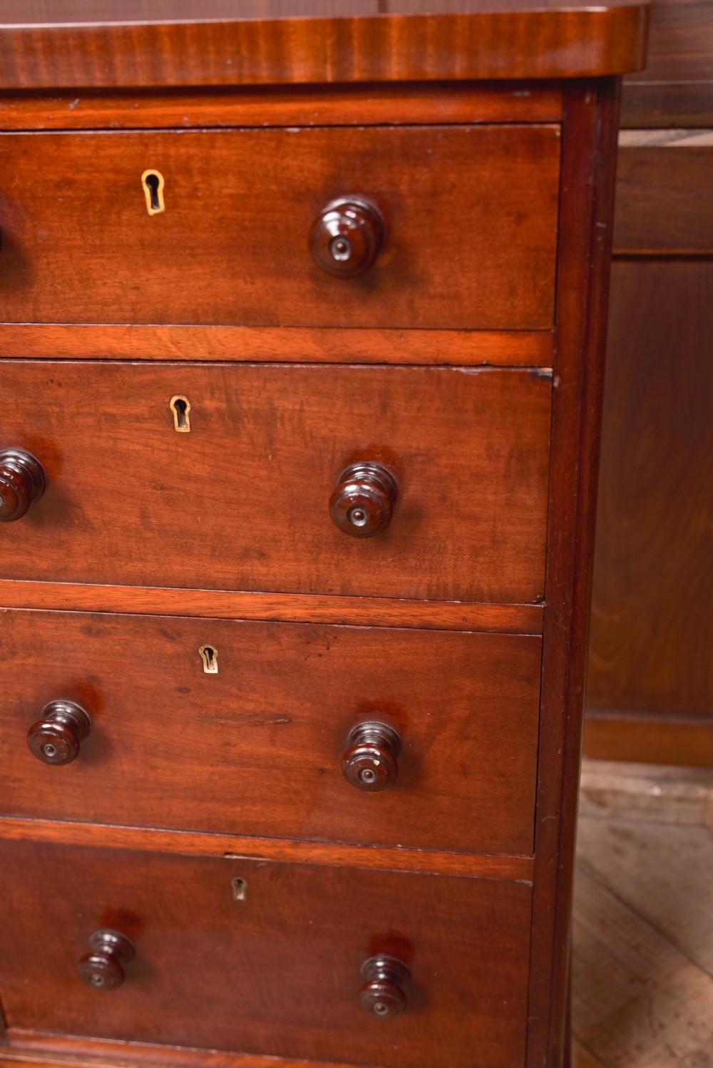 Victorian Mahogany Bedside Drawers View X