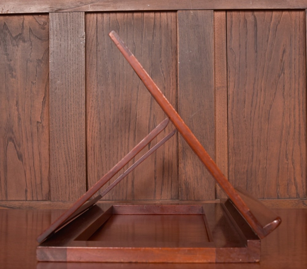 Edwardian Mahogany Book Stand View IV