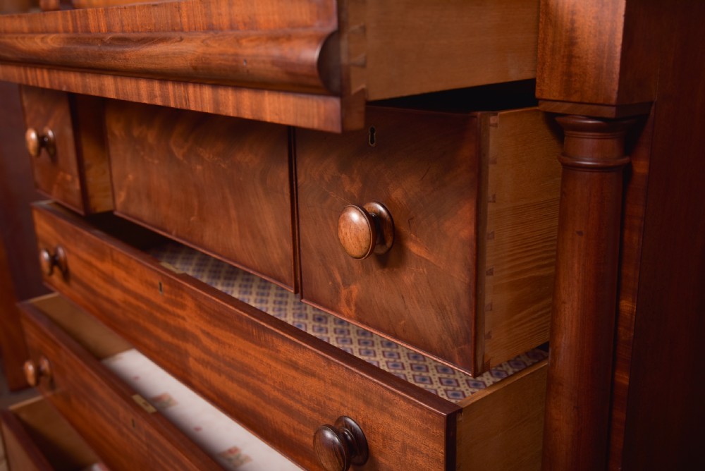Victorian Scottish Column Chest View IV