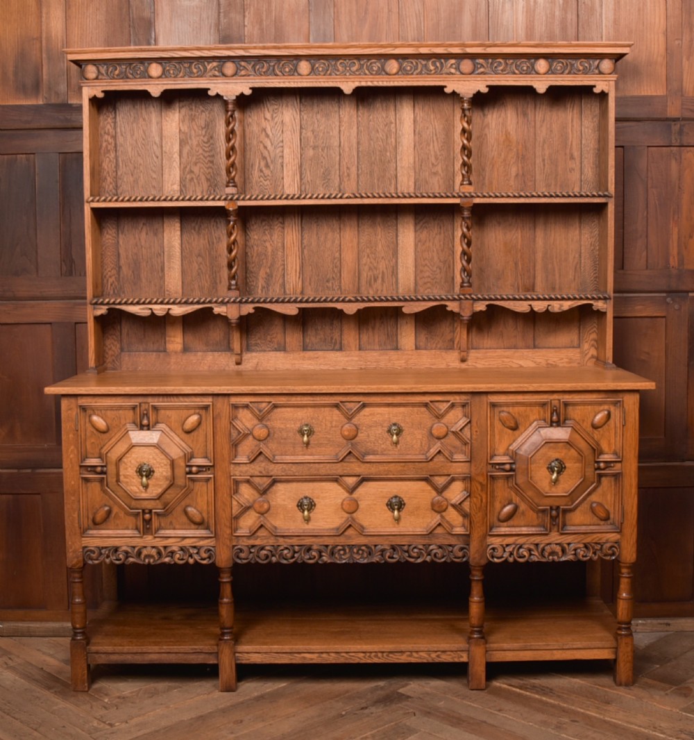 Edwardian Oak Dresser