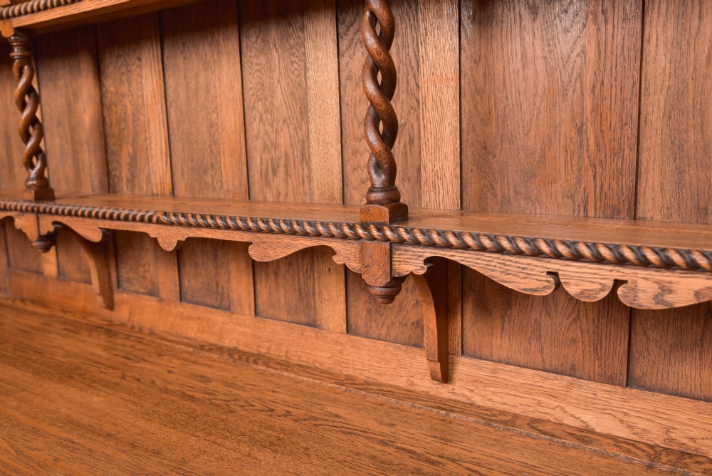 Edwardian Oak Dresser View V