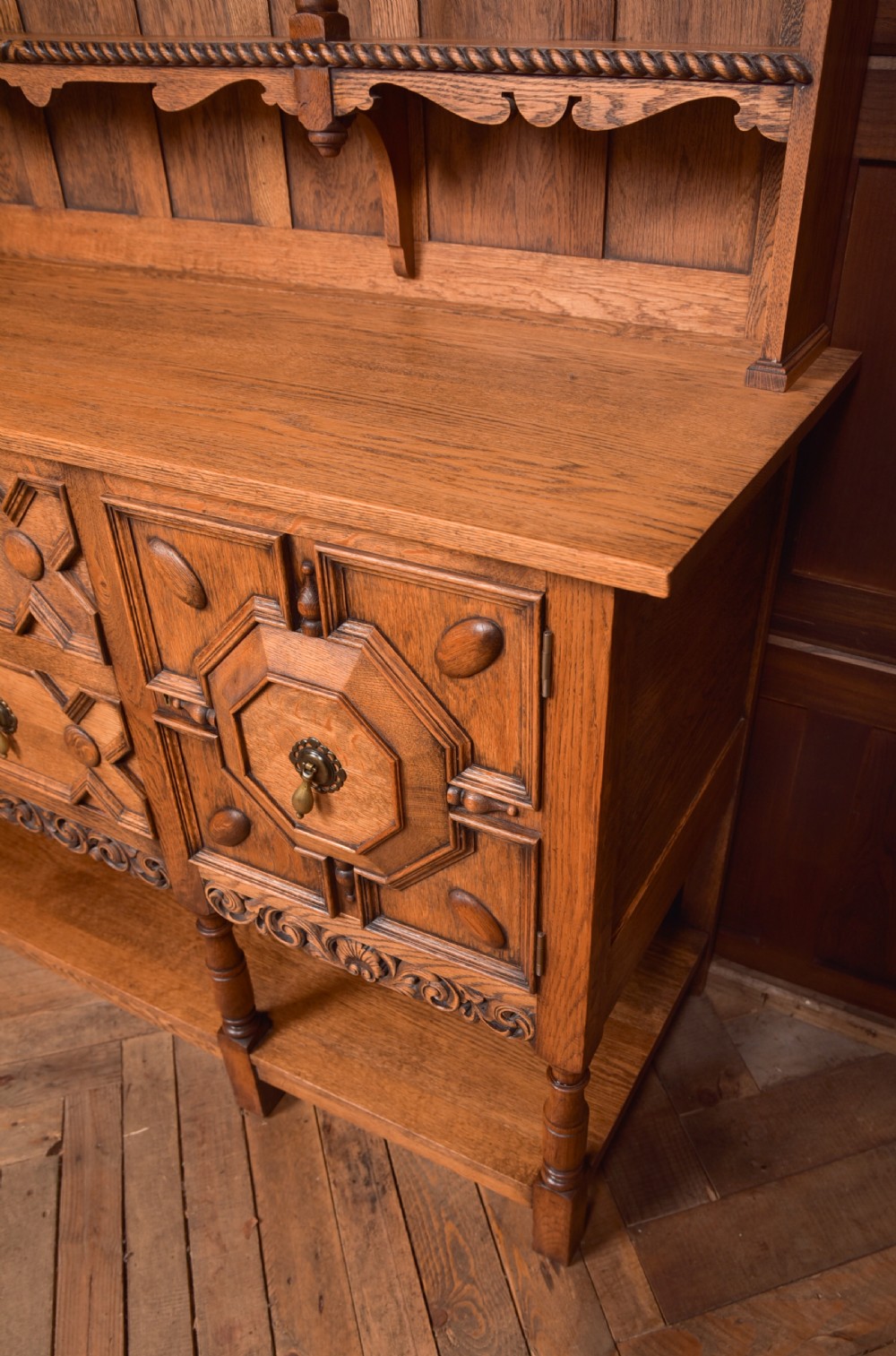 Edwardian Oak Dresser View VII