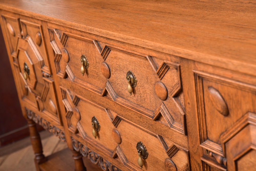 Edwardian Oak Dresser View VIII