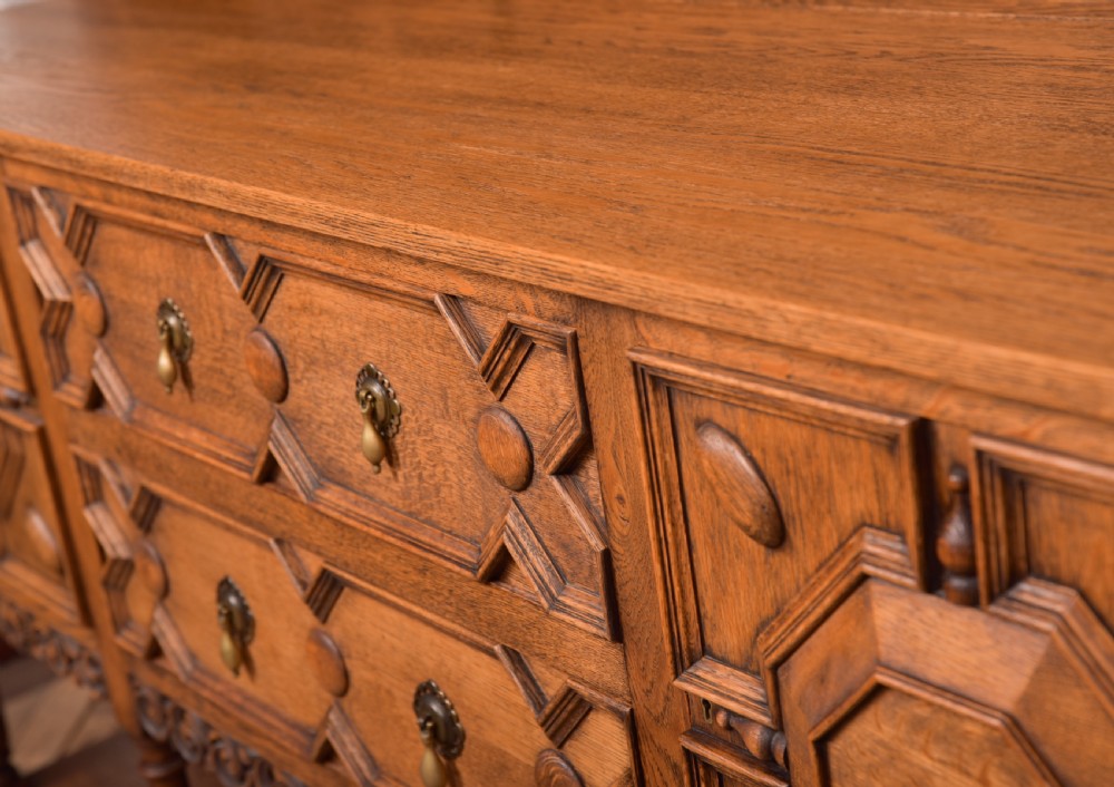 Edwardian Oak Dresser View IX