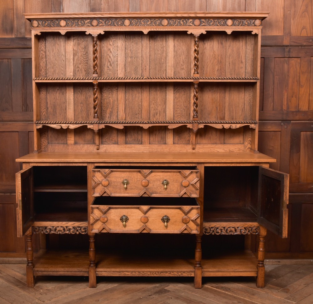 Edwardian Oak Dresser View X