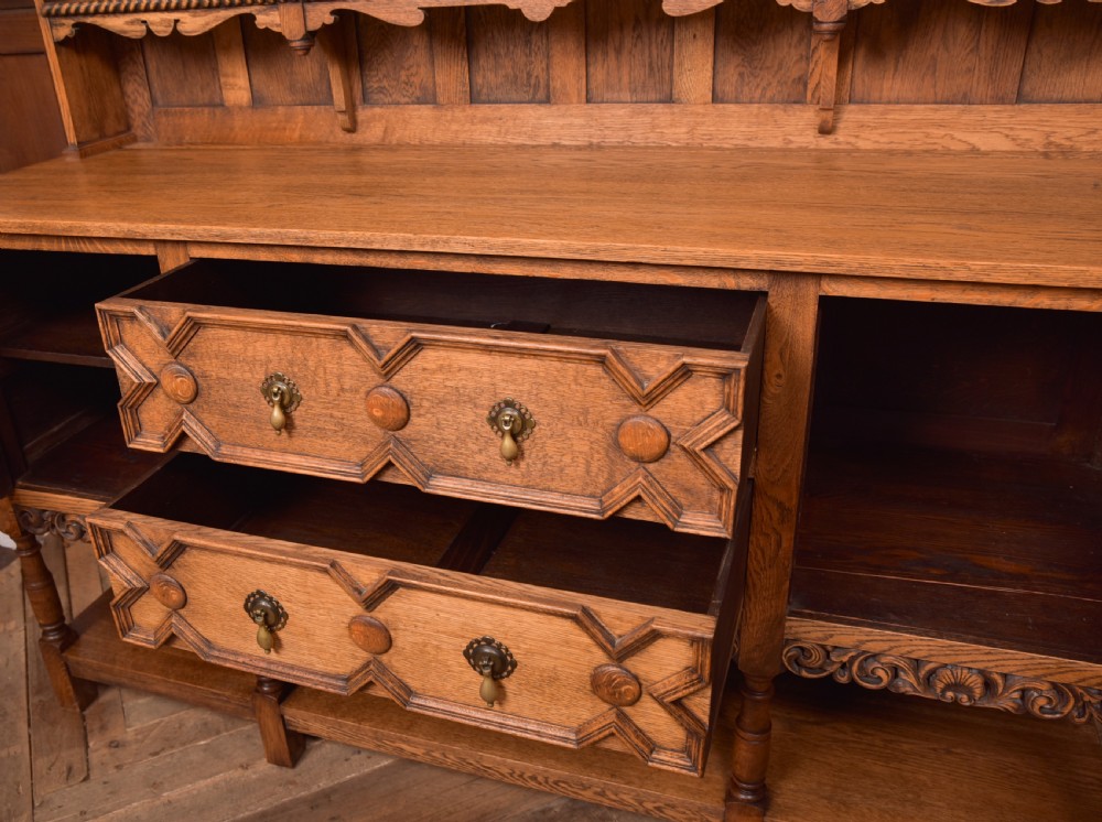 Edwardian Oak Dresser View XI