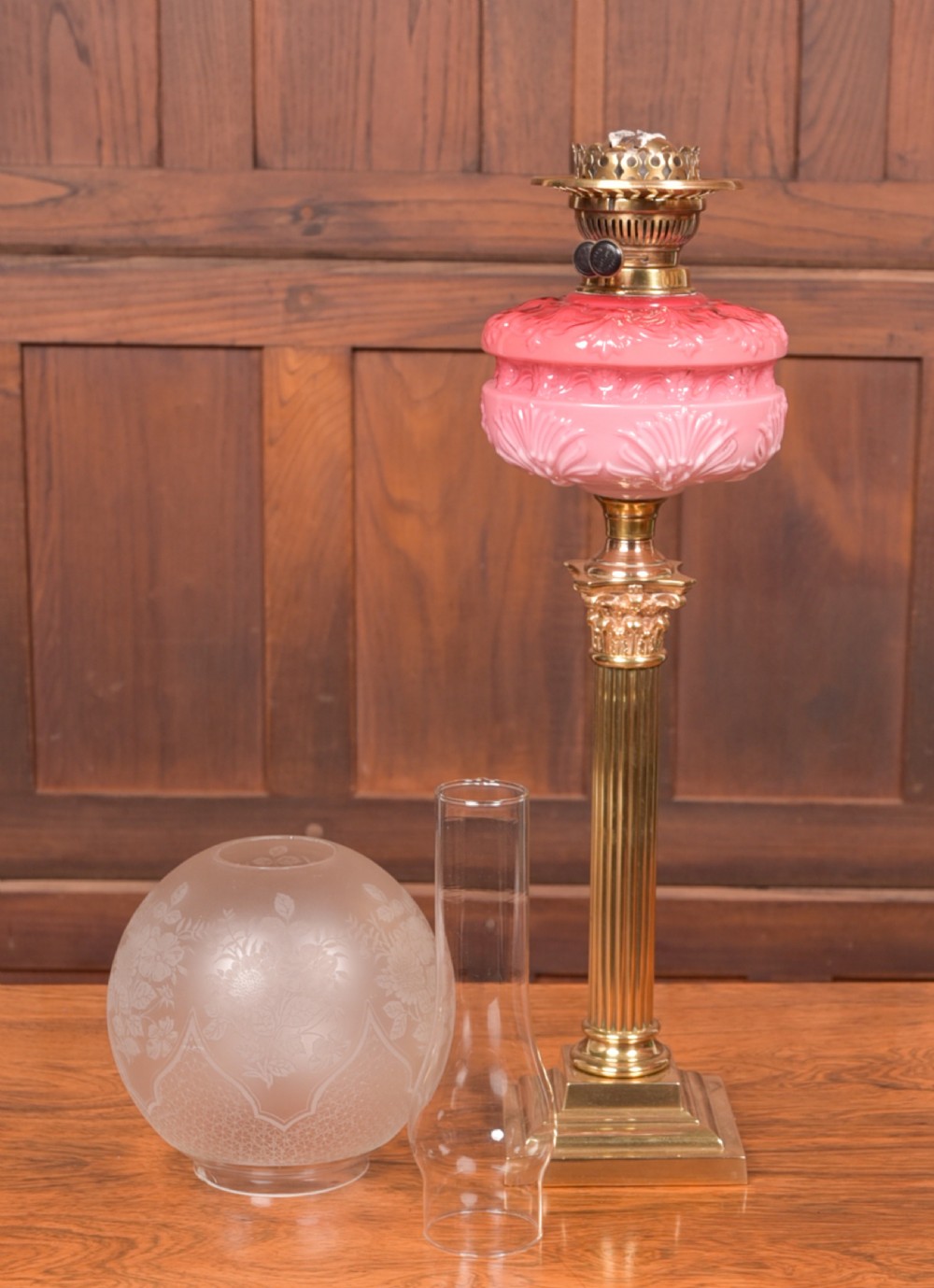 Victorian Paraffin Lamp View VI