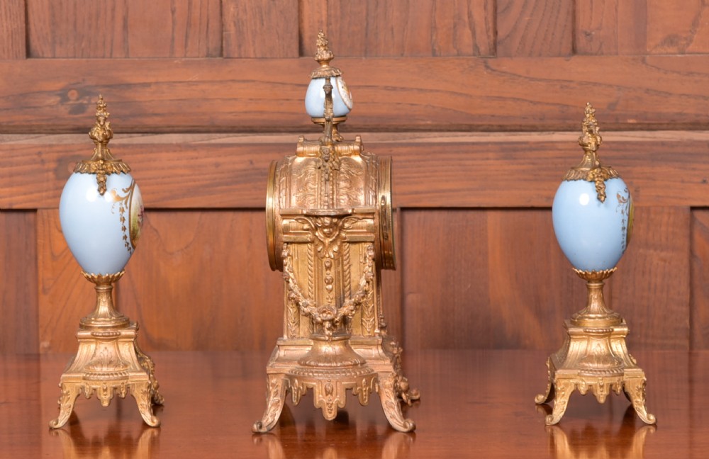 Victorian Garniture Clock Set View III