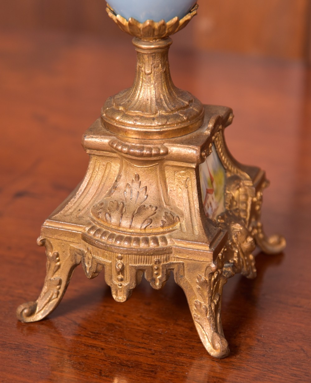 Victorian Garniture Clock Set View IX