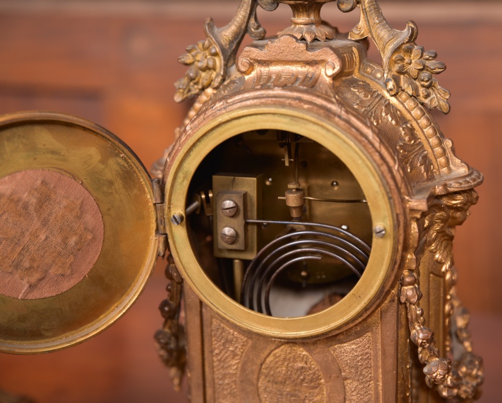 Victorian Garniture Clock Set View XI