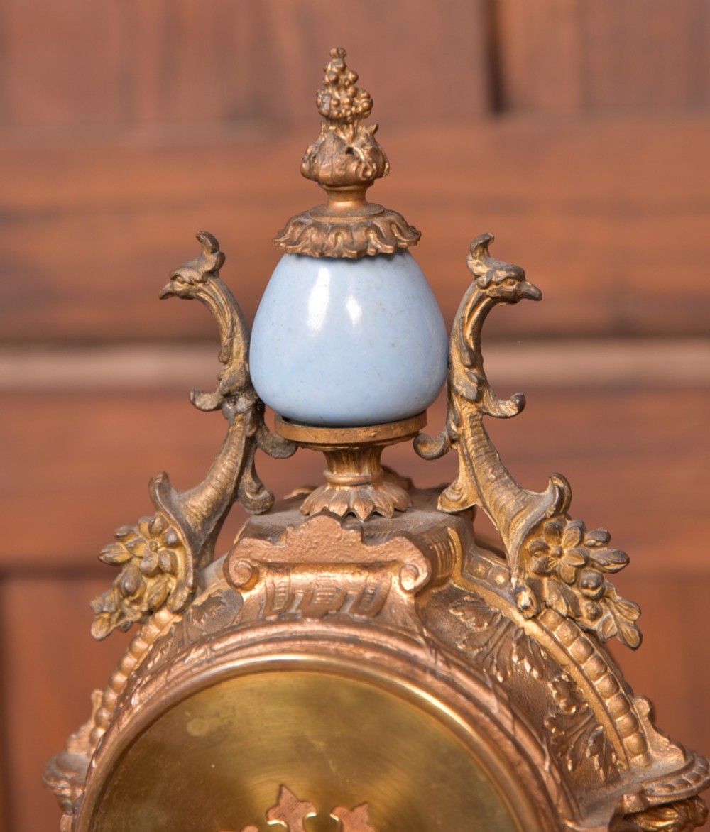 Victorian Garniture Clock Set View XII
