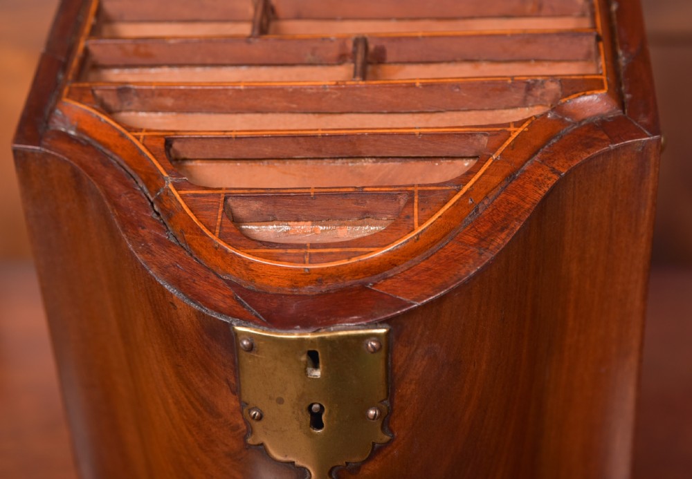 Georgian Mahogany Knife Box View XI