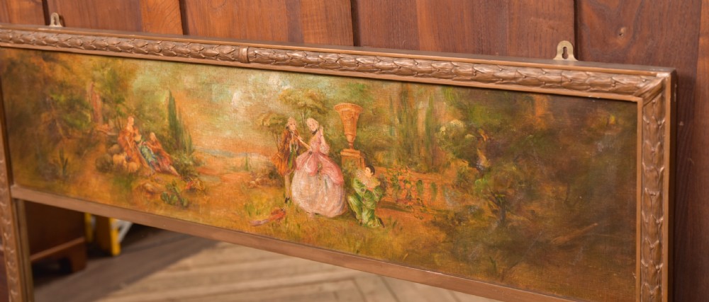 Hand Painted 19th Century Mirror View V