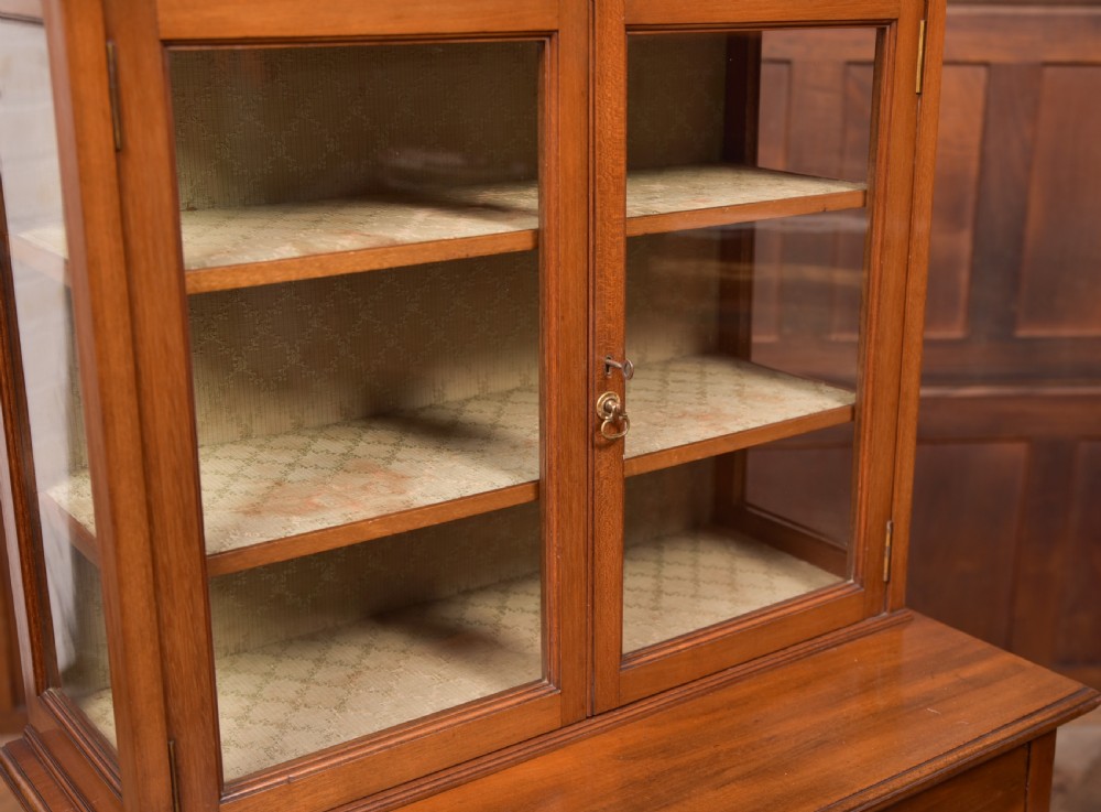 Edwardian Red Walnut Display Cabinet View III