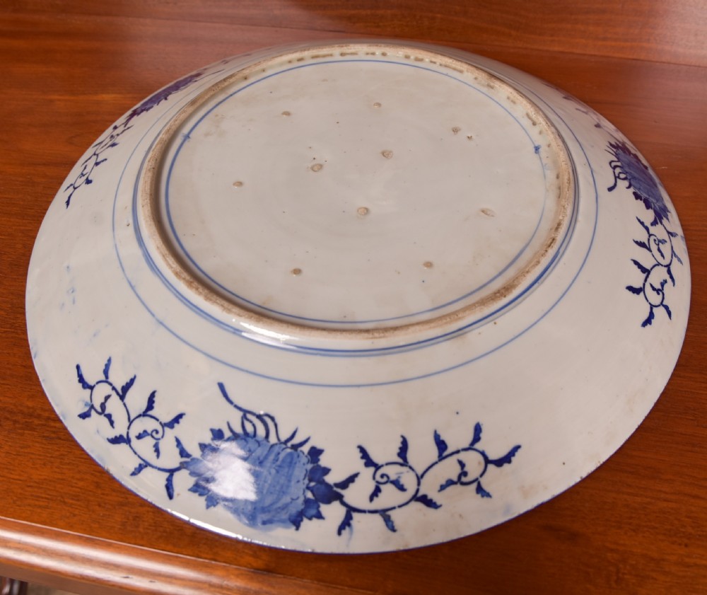 Blue And White Chinese Charger View IV