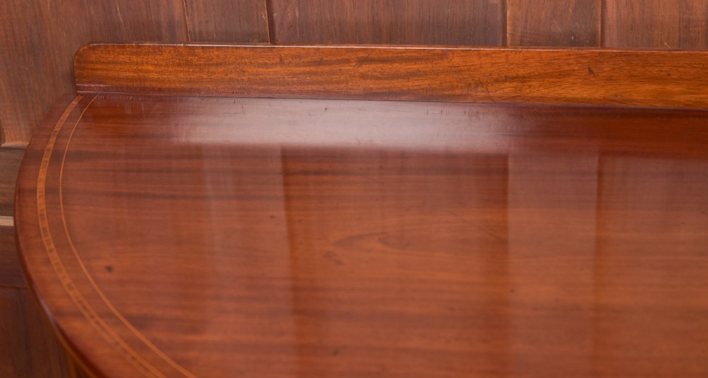 Mahogany Demi Lune Side Table View VI
