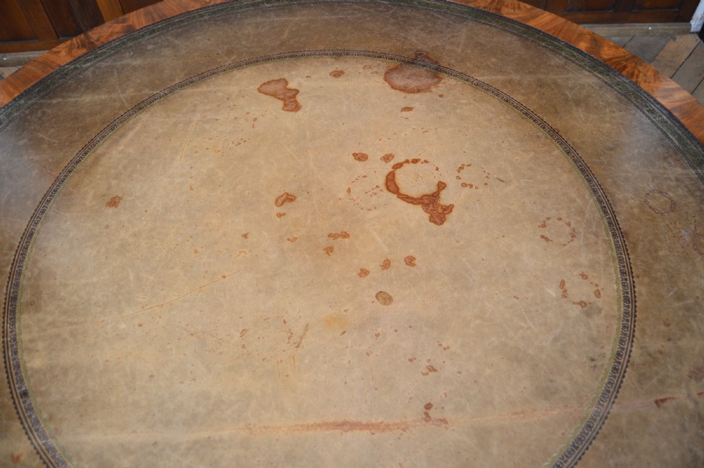 William IV Mahogany Drum Table View XIV