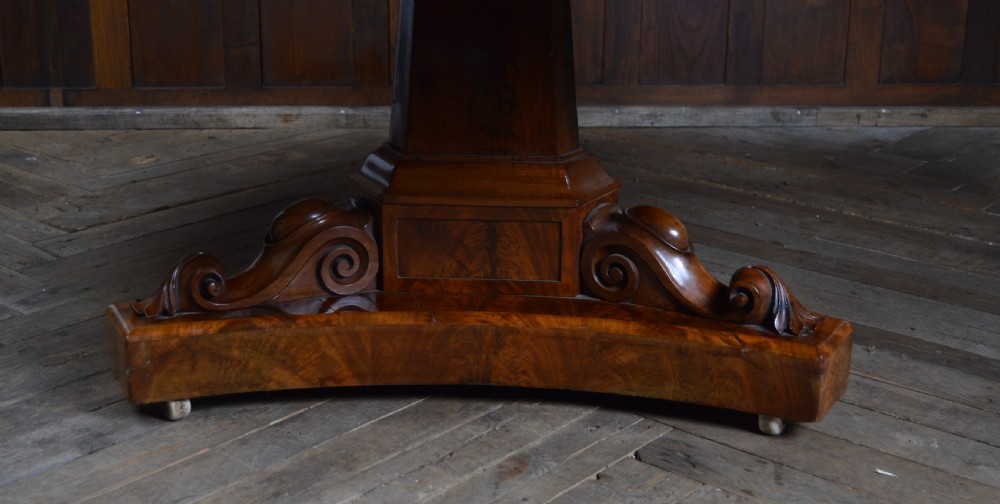 William IV Mahogany Drum Table View XIX