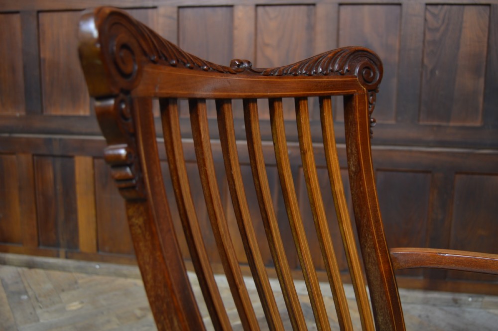 Edwardian Mahogany Arm Chair View VI