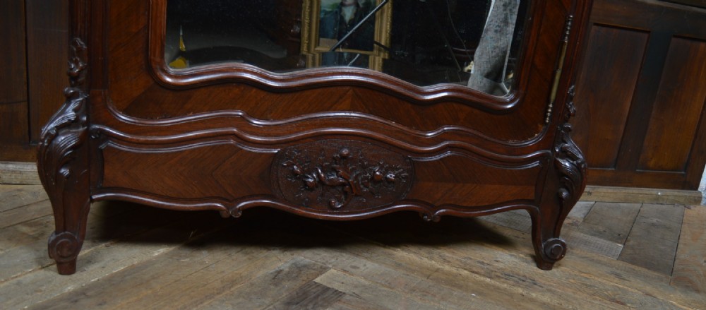 Victorian French Rosewood Armoire View VII