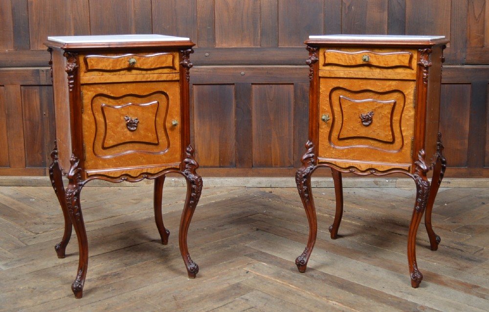Victorian Marble Top Cabinets