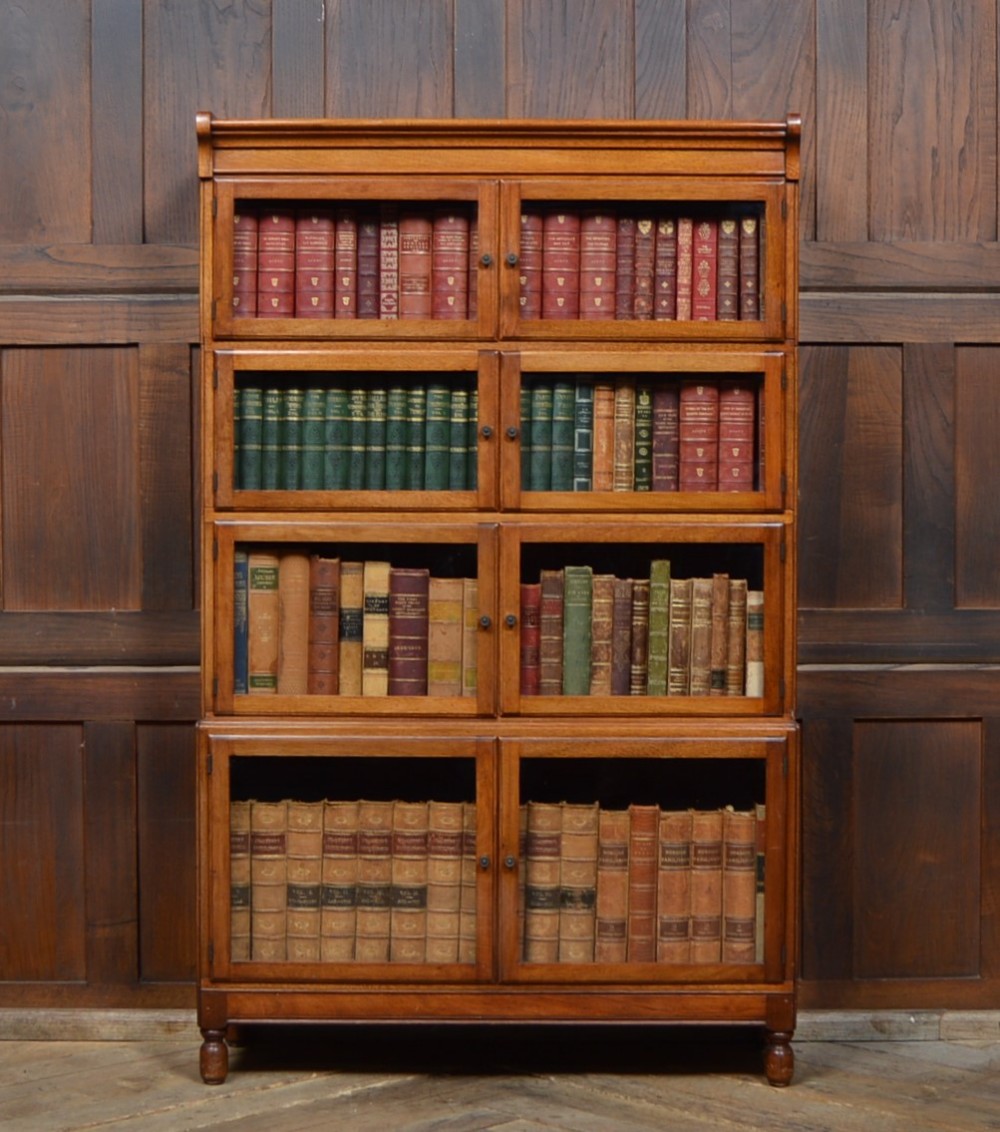 Minty Mahogany 4 Sectional Bookcase