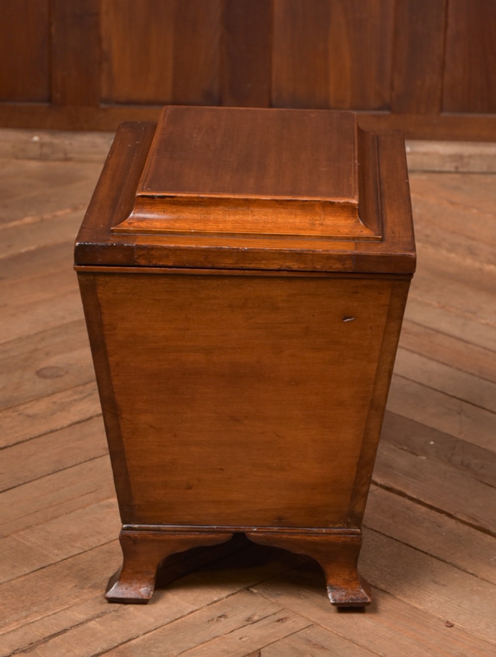 Edwardian Mahogany Sarcophagus Coal Box View XI