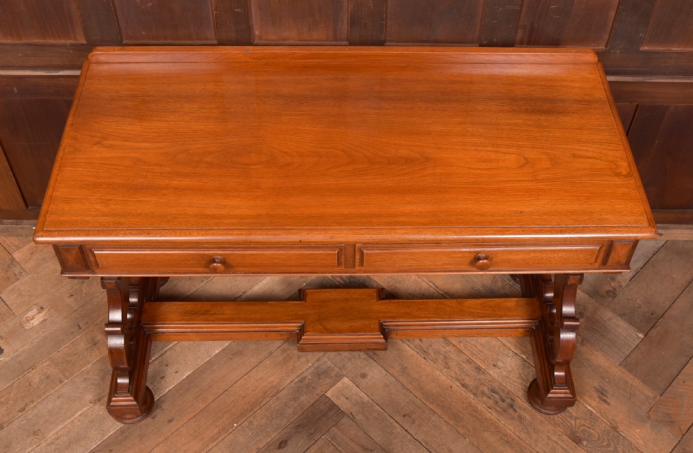 Victorian Red Walnut Hall Table Thomas Colquhoun View XVI