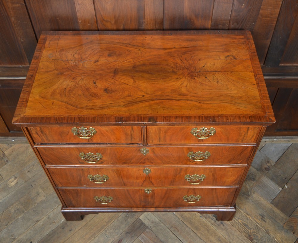 Georgian Walnut Chest of Drawers View IV