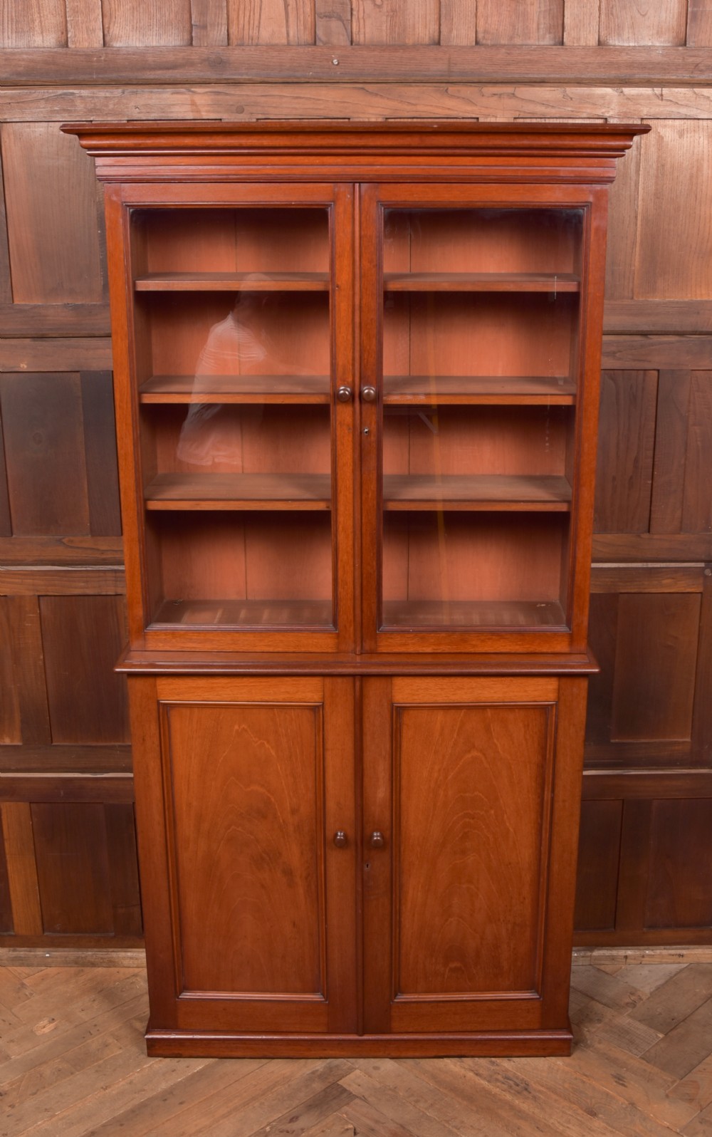 Victorian Mahogany Bookcase View II